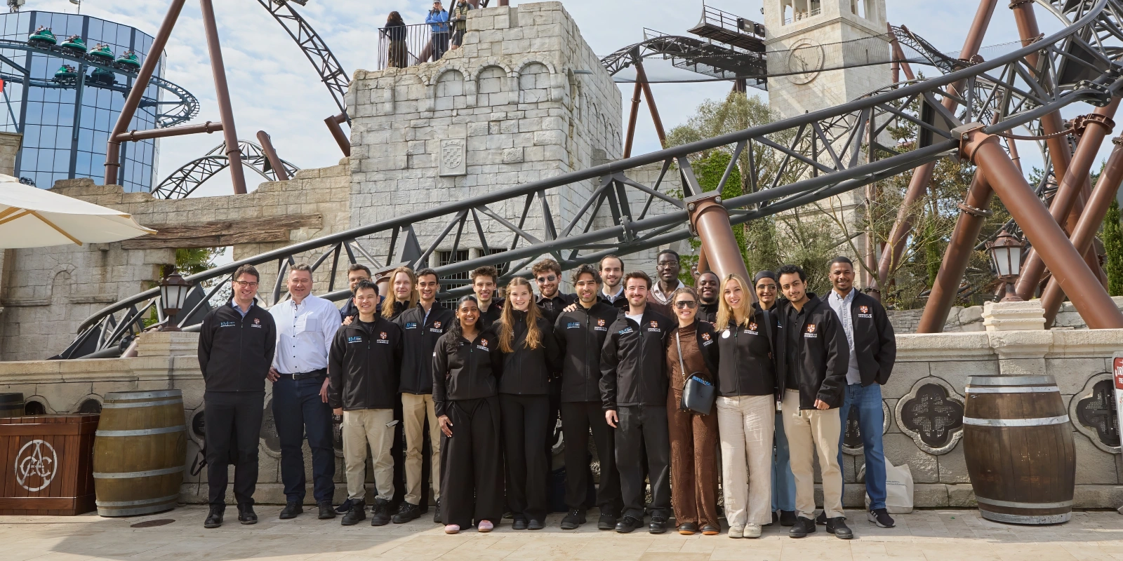 Cambridge-Studenten lernen Operations Management im Europa-Park