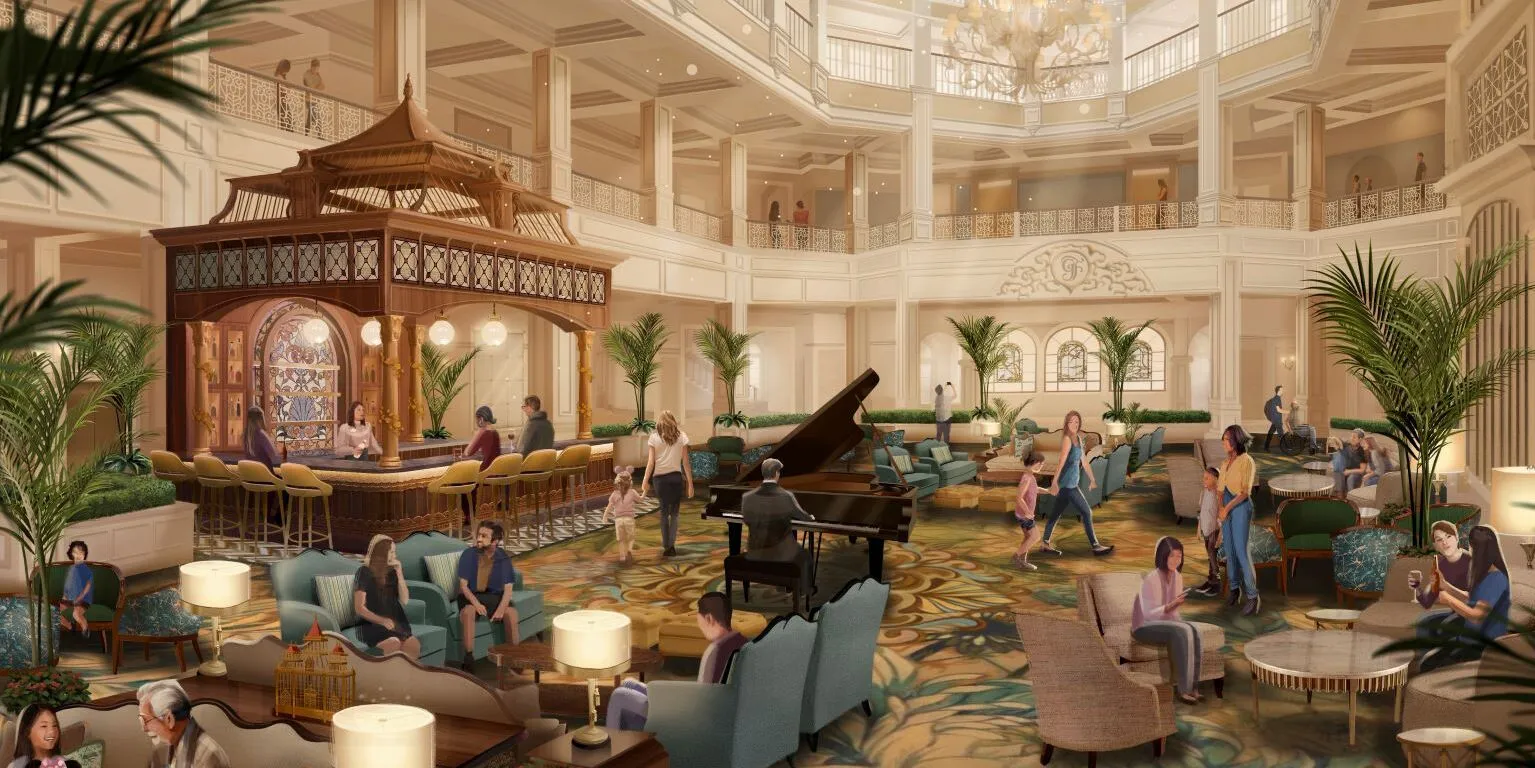 Disney’s Grand Floridian: Neue Lobby Bar und Renovierung enthüllt