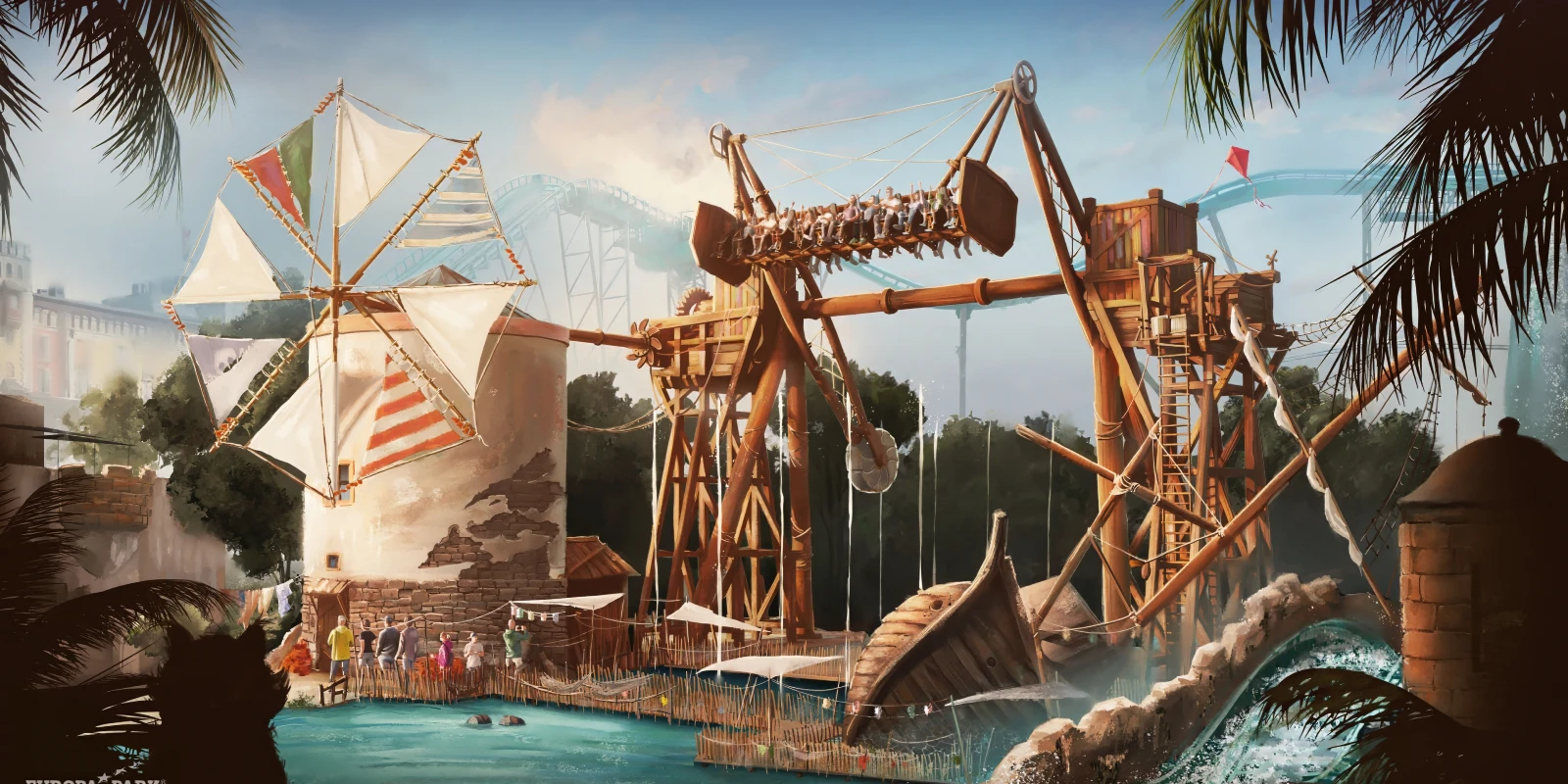 Europa-Park plans 3 new family rides for 2027, including a giant swing