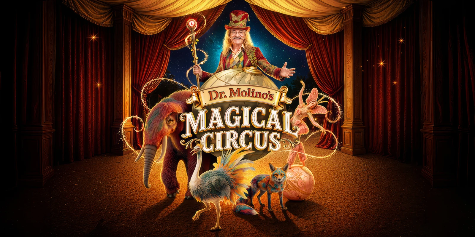 Hugo Sigal wird Dr. Molino im Plopsaland Magical Circus