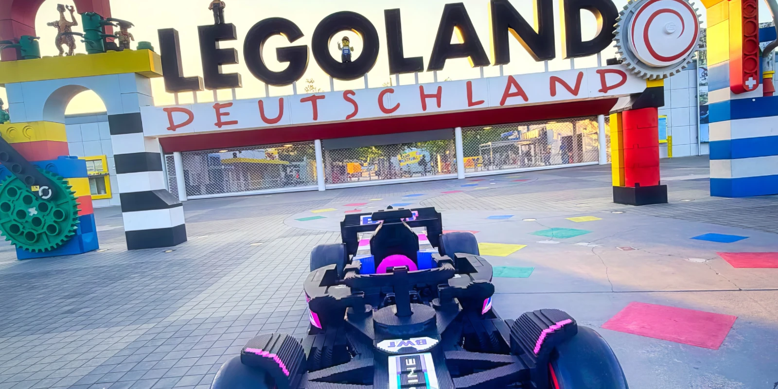 Life-Size LEGO Alpine F1 Race Car Unveiled at LEGOLAND Deutschland