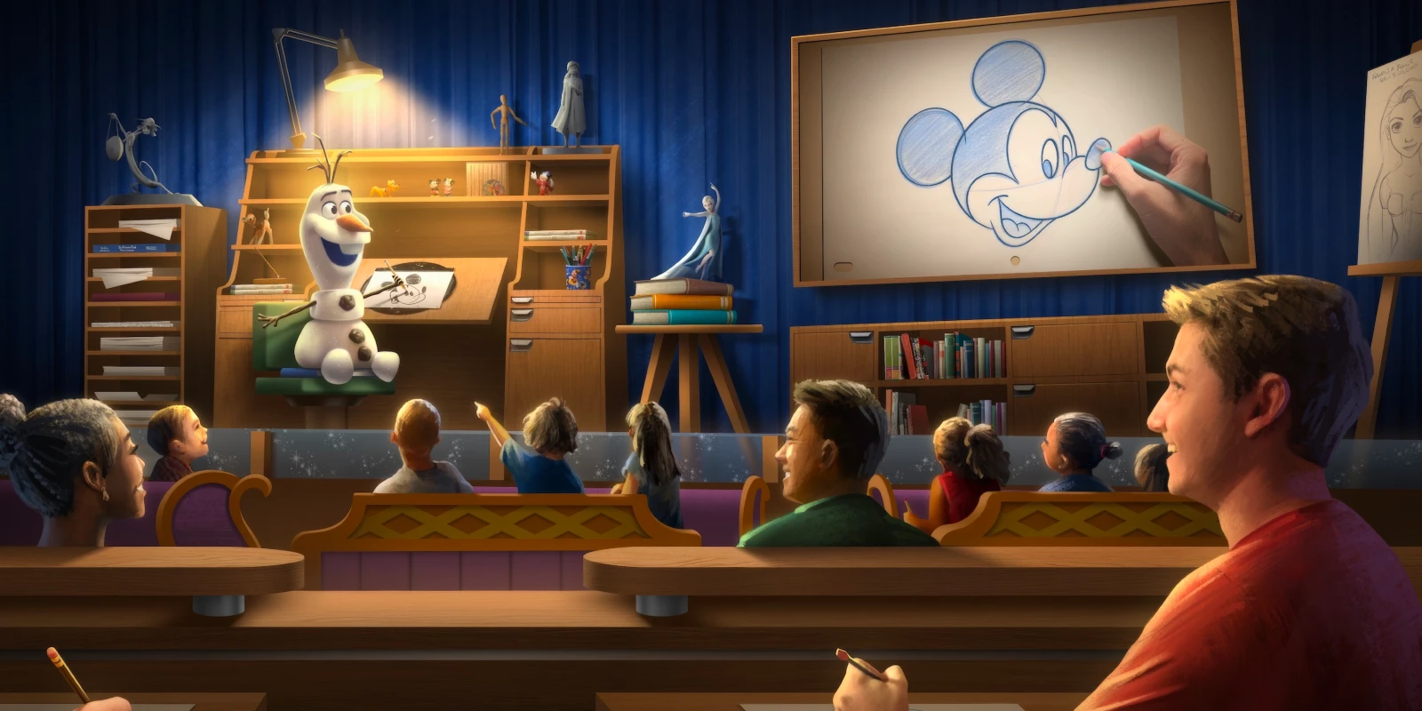 New Details for The Magic of Disney Animation at Disney’s Hollywood Studios: Olaf as Drawing Teacher & Character Meets in 2026