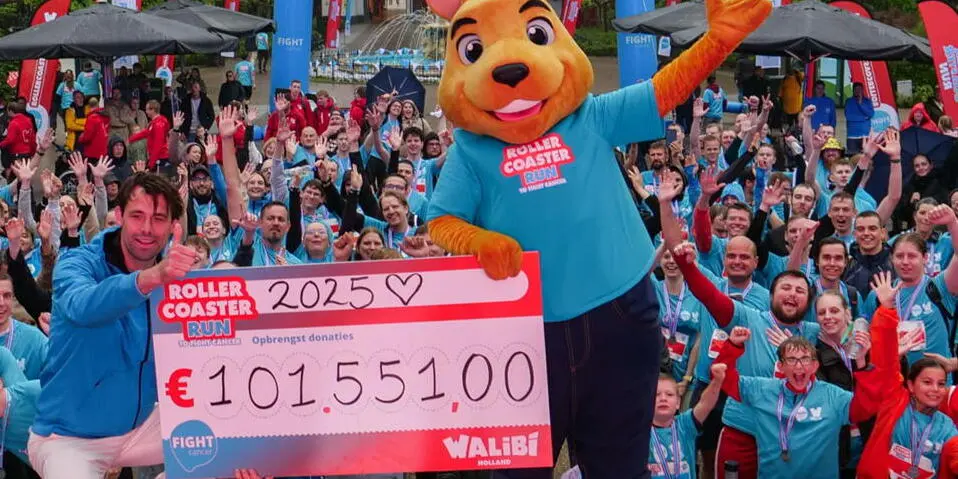Rollercoaster Run Walibi Holland: 101.551 Euro für Krebsforschung