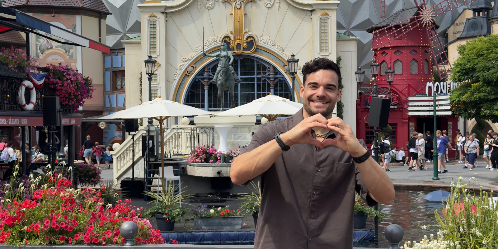 Stefano Zarrella at Europa-Park: Voltron, Eurosat and Sallys Café